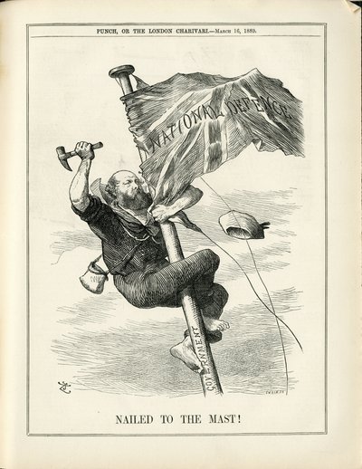 Kuva John Tennielista (1820-1914) Punchissa tekijältä John Tenniel
