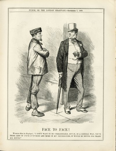 Kuva John Tennielista (1820-1914) Punchissa tekijältä John Tenniel