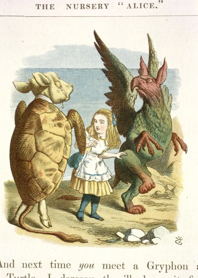 Pilkikilpikonna ja Gryphon tekijältä John Tenniel