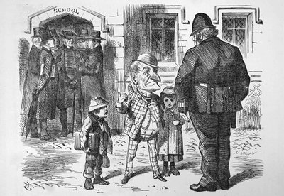 Herra Punch vetoaa John Bulliin. tekijältä John Tenniel