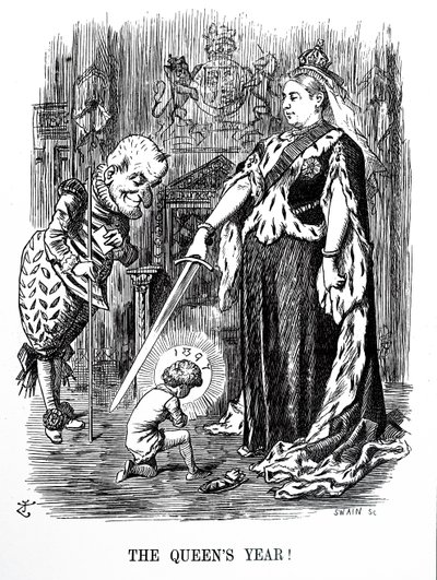 Kuningatar Victorian timanttijuhlapäivä tekijältä John Tenniel