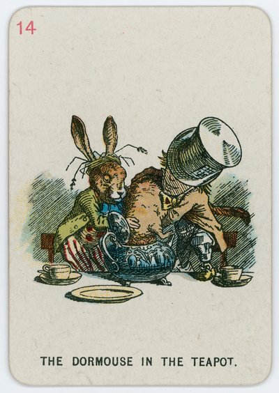 Dormouse teekannussa tekijältä John Tenniel