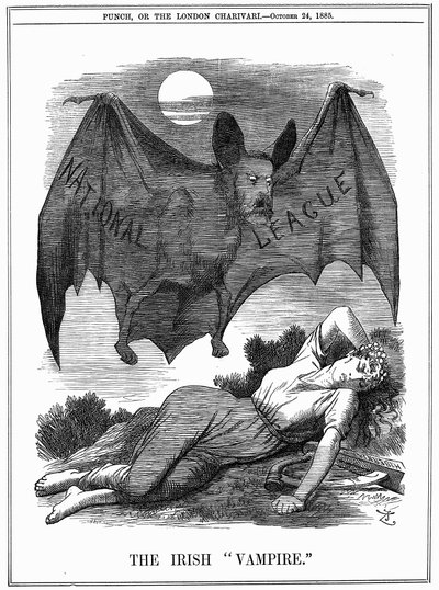 Irlannin vampyyri, 1885 tekijältä John Tenniel