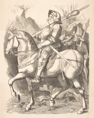 Ritari ja hänen seuralaisensa lyönti, 5. maaliskuuta 1887, 1887. tekijältä John Tenniel