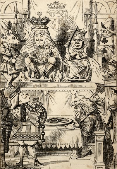 The Trial of the Knave of Hearts, Lewis Carrollin teoksesta Alice