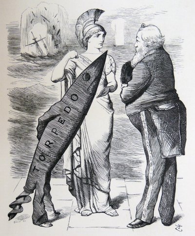 Whitehead torpedo tekijältä John Tenniel