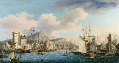 Leithin satama, 1825 tekijältä John Thomas Serres