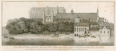 Itänäkymä Westminsteriin vedestä tekijältä John Thomas Smith