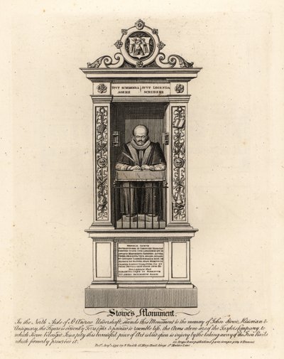 John Stowe, historioitsija ja antiikkimies tekijältä John Thomas Smith