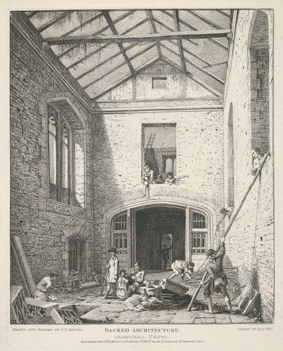 Leadenhallin kappeli tekijältä John Thomas Smith