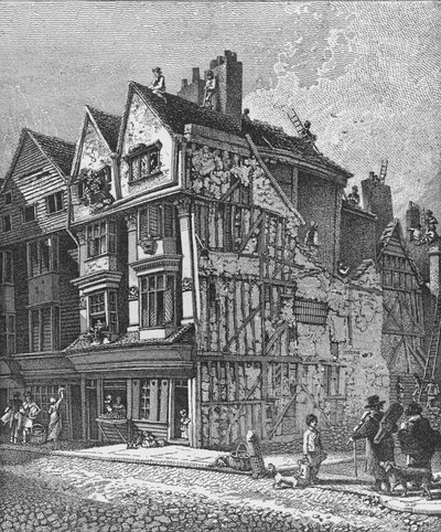Long Lane, Smithfield, Lontoo, 1810 1911 tekijältä John Thomas Smith