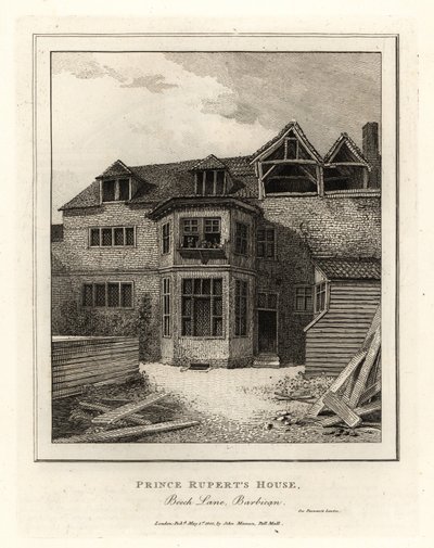 Prinssi Rupertin talo, Beech Lane, Barbican tekijältä John Thomas Smith