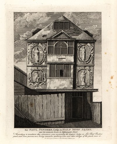 Sir Paul Pinders Lodge Half Moon Alleyssa tekijältä John Thomas Smith