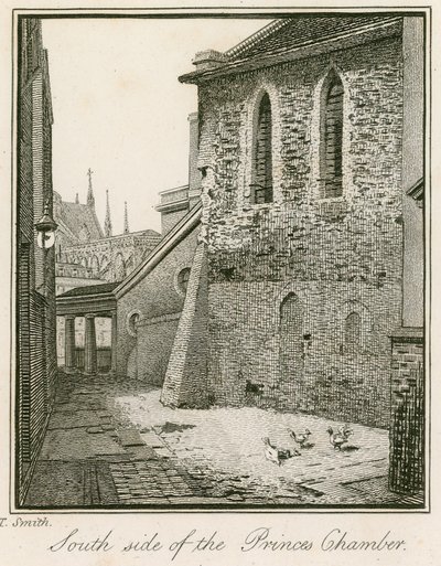 Princes Chamberin eteläpuoli, Westminster tekijältä John Thomas Smith