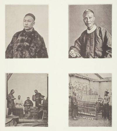 Kantonilainen herrasmies, kantonilainen herrasmies, Schroffing Dollars, Reeling Silk, c. 1868. tekijältä John Thomson