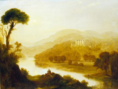 Abbotsford, Sir Walter Scottin koti, 1828 tekijältä John Thomson