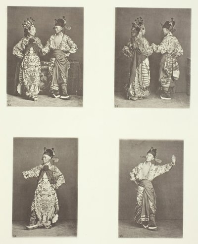 Näyttelijät, Muinaiset hääasut, Näyttelijät, Muinaiset hääasut, Muinaiset puvut, c. 1868. tekijältä John Thomson
