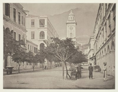 Kellotorni, Hongkong, n. 1868. tekijältä John Thomson