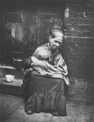 The Crawlers, J. Thomsonin ja Adolphe Smithin teoksesta Street Life in London, 1877. tekijältä John Thomson