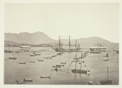 Harbour, Hongkong, n. 1868. tekijältä John Thomson