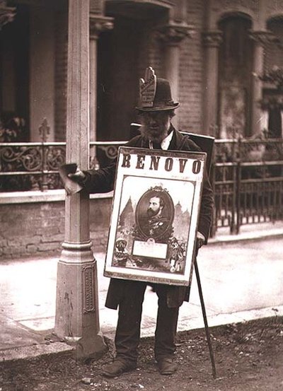 The London Boardman, "Street Life in London" tekijältä John Thomson
