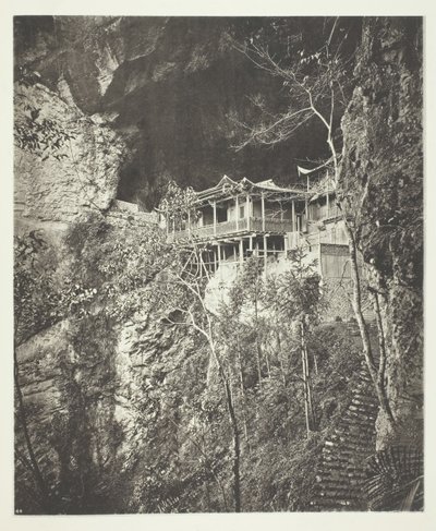 Yuenfun luostari, n. 1868. tekijältä John Thomson