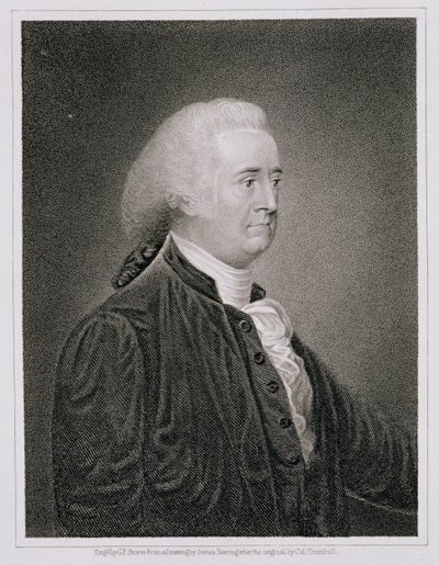 John Rutledge (1739-1800), kaiverrus G.F. Storm (fl.c.1834) James Herringin (1794-1867) alkuperäisen piirustuksen jälkeen tekijältä John Trumbull