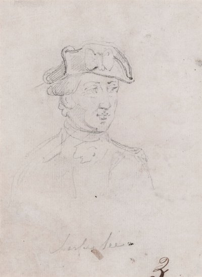 Kenraalimajuri Charles Lee, ehdotettu tutkimus tekijältä John Trumbull