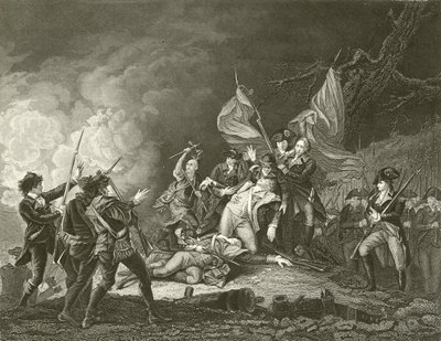 Kenraali Montgomeryn kuolema tekijältä John Trumbull