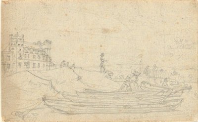 Nimetön, foliosta: Luonnokset Ranskassa ja Saksassa, yksi Folio B:n 22 arkista tekijältä John Trumbull