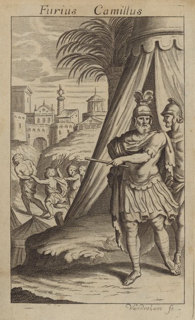 Marcus Furius Camillus, roomalainen sotilas ja valtiomies tekijältä John Vanderbank