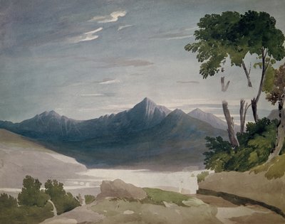 Snowdon, noin 1820 tekijältä John Varley