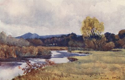 Creech Barrow, Holmen suunnasta (värilitro). tekijältä John W.G. Bond