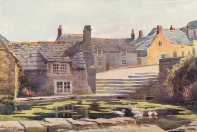 Old Mill, Swanage (värilitro) tekijältä John W.G. Bond
