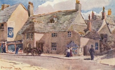 Swanage (värillinen litografia) tekijältä John W.G. Bond