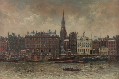 Quayside, Newcastle upon Tyne, 1886 tekijältä John Wallace