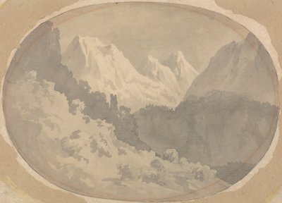 Alppien kohtaus tekijältä John Warwick Smith