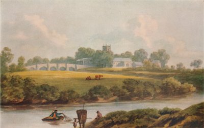 Bangor Is-y-Coed, Denbighshire, c1795 tekijältä John Warwick Smith