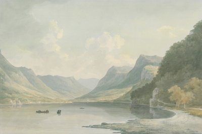 Ullswater, katsoen Patterdaleen tekijältä John Warwick Smith