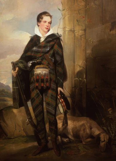 J.W.Gordon, Bildnis eines Jungen / Gemälde, 19. Jh. tekijältä John Watson Gordon