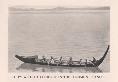 Kuinka käymme kriketissä Salomonsaarilla, 1912. tekijältä John Watt Beattie