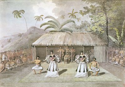 Tanssi Tahitilla tekijältä John Webber