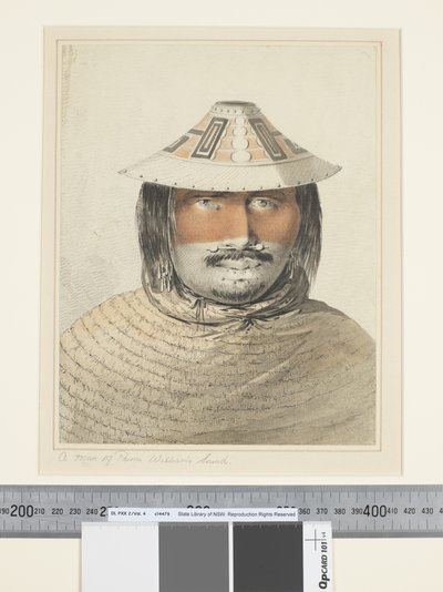 F.26 Prinssi Williamin äänen mies, n. 1773-84 (akvarelli) tekijältä John Webber