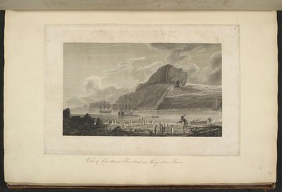 Näkymä Joulusatamaan Kerguelenin saarella, joulukuu 1776 tekijältä John Webber