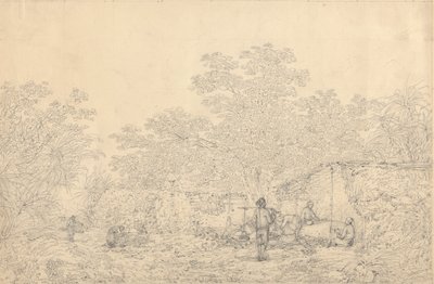 Kyläkohtaus tekijältä John Webber