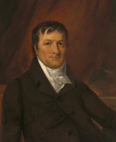 John Jacob Astor (1763-1848), noin 1825 (öljy kankaalle). tekijältä John Wesley Jarvis