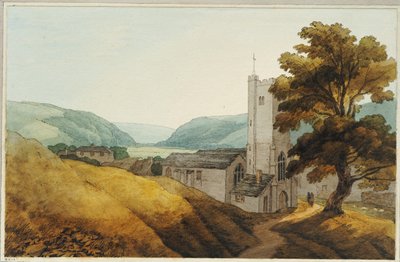Kirkkopihasta Dulvertonissa Somersetissä, 1800 tekijältä John White Abbott