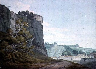 Osa Chepstowin linnaa, Monmouthshire tekijältä John White Abbott