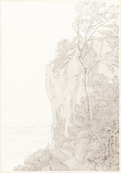 Sheer Cliffs yläpuolella Coastal Road tekijältä John White Abbott
