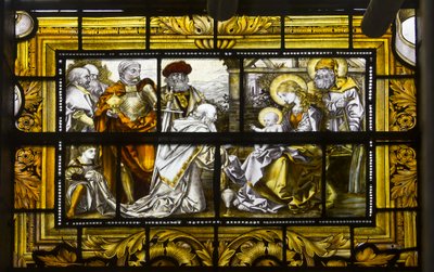 Oxford, Trinity College, James Powell & Sons, John William Brown (1842-1928), The Adoration Of The Magi, 1885 tekijältä John William Brown